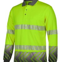 HI VIS L/S ARROW SUB POLO WITH SEGMENTED TAPE Thumbnail