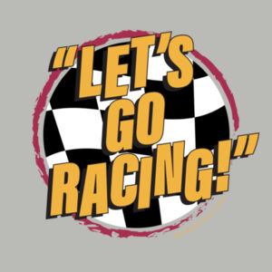 Let's Go Racing! - Youth Crew Sweat Shirt Design