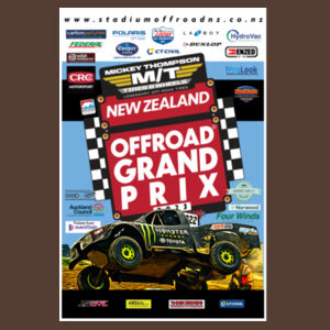 2023 Mickey Thompson New Zealand Offroad Grand Prix official Tee-Shirt - SM to 3XL - all garment colours Design