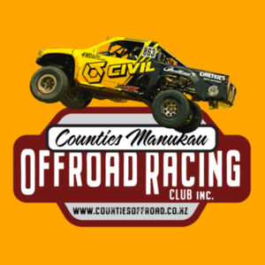 The Counties Manukau Offroad Racing Club sponsored by CT CIVIL Kids tee shirt. All colours, all sizes. Design