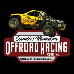 The Counties Manukau Offroad Racing Club tee with sponsor CT CIVIL —S thru to 5XL Design