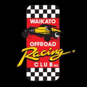 The Waikato Offroad Racing Club Mens hoodie - logo on back only - Full range of sizes and colours Design