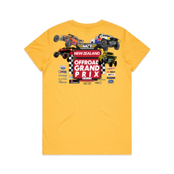 2022 Mickey Thompson New Zealand Offroad Grand Prix Ladies Shirt most sizes Thumbnail