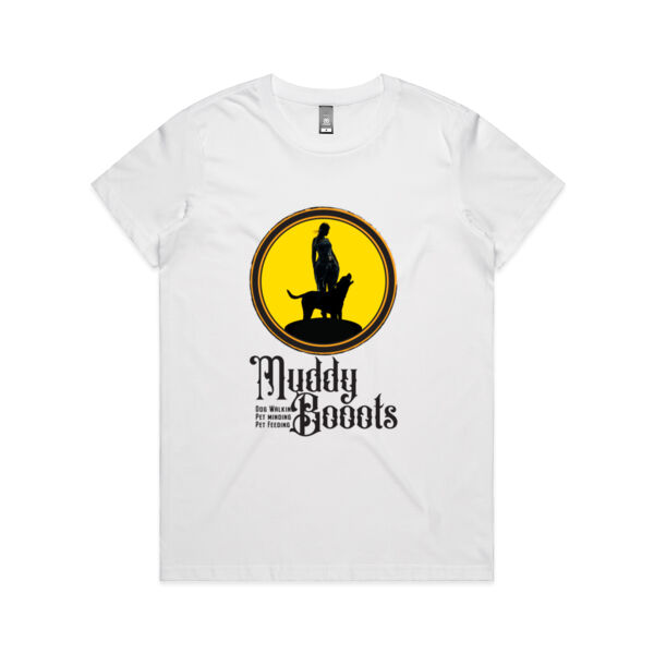 Muddy Booots Ladies Tee Shirt - most sizes - lots of garment colours Thumbnail