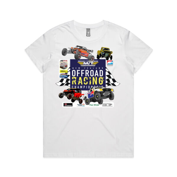 2023 Mickey Thompson New Zealand Offroad Racing Champs - Ladies Tee - most sizes Thumbnail