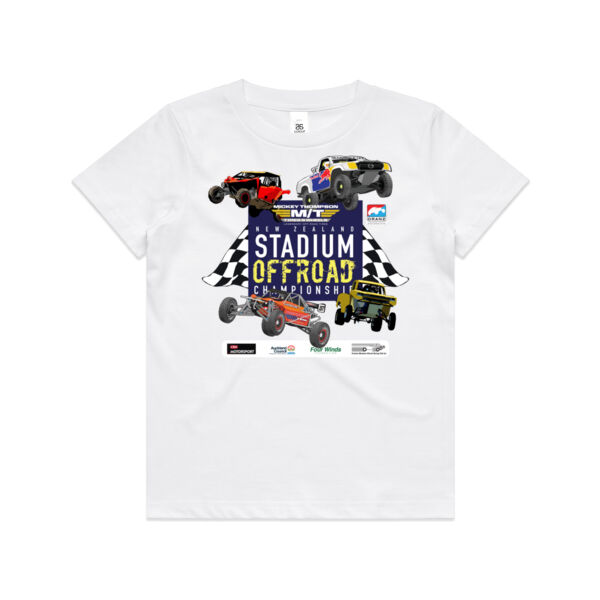 2023 Mickey Thompson New Zealand Stadium Offroad Champs - Kids Tee - most sizes Thumbnail