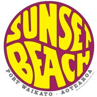 Sunset Beach device yellow on plum Thumbnail