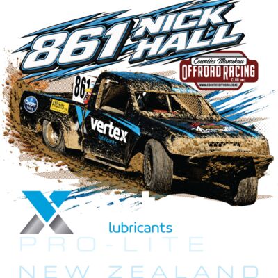 861 Nick Hall Vertex Pro-Lite For use on Dark Shirts Thumbnail