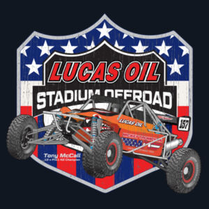 Lucas Oil Stadium Offroad Racer Tony McCall - Womens Tee Shirt all sizes Design
