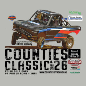 The Counties Classic 2026 Oliver Mooney Mens Tee - limited colours - all  adult sizes -quality guaranteed Design