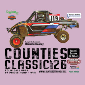 The Counties Classic 2026 Round 1 Harrison Mooney Ladies Tee - all colours - most popular sizes - quality guaranteed Design