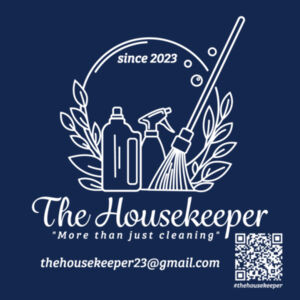 The Housekeeper Ladies Tee Shirt - White Lettering - All sizes - All Colours - Quality Gauranteed Design