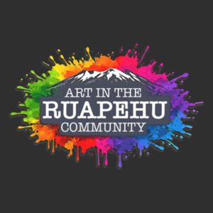 Art in the Ruapehu Community ladies tee - all colours, all sizes, quality gauranteed Design
