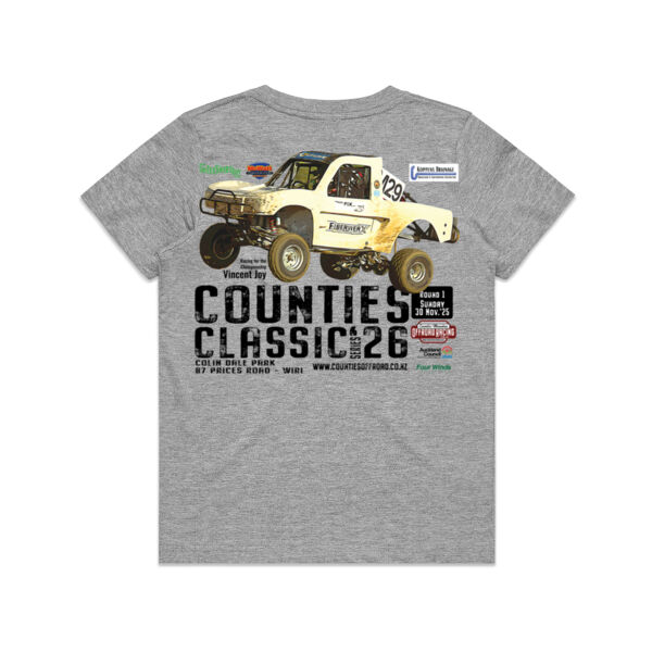 The Counties Classic 2026 Round 1 Vincent Joy Youth Tee - sizes 8yrs to 16yrs - Quality Guaranteed Thumbnail