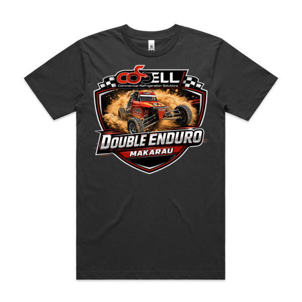 2026 CoSell Double Enduro Adults Tee - a good range of colours, all sizes - quality guaranteed Thumbnail