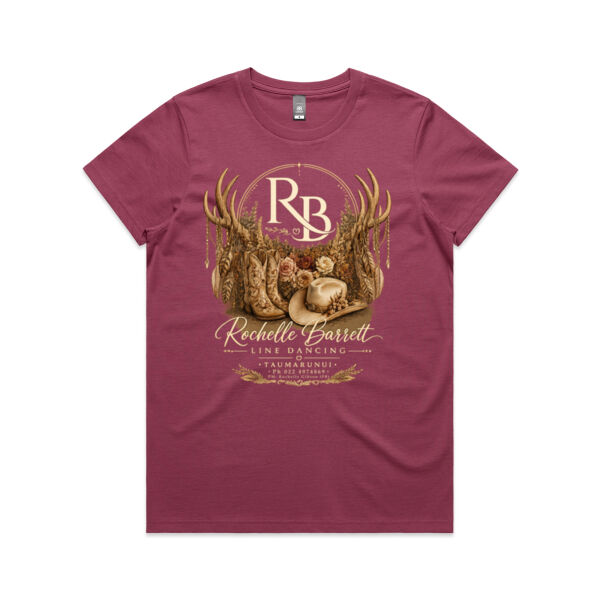 Rochelle Barrett Linedance ladies Tee - All sizes - Quality Guaranteed Thumbnail