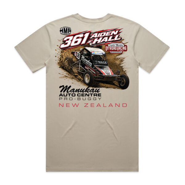 361 Aiden Hall Manukau Auto Centre Tee Shirt - HMR & Counties logos - Light colours - All Sizes - Quality Guaranteed. Thumbnail