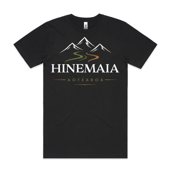 Hinemaia Mens Tee-Shirt - all sizes - Black - Printed both sides - quality guaranteed Thumbnail