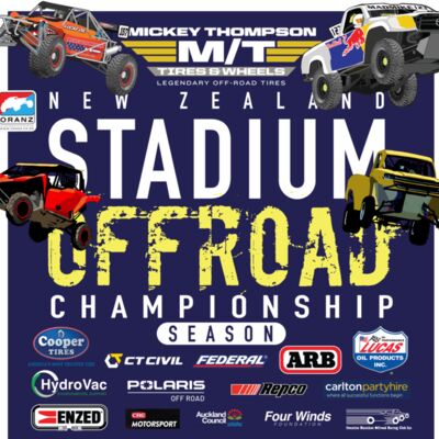 Mickey Thompson New Zealand Stadium Offroad Season TeeShirt Thumbnail