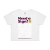 AS Colour / Wo's CROP TEE Thumbnail